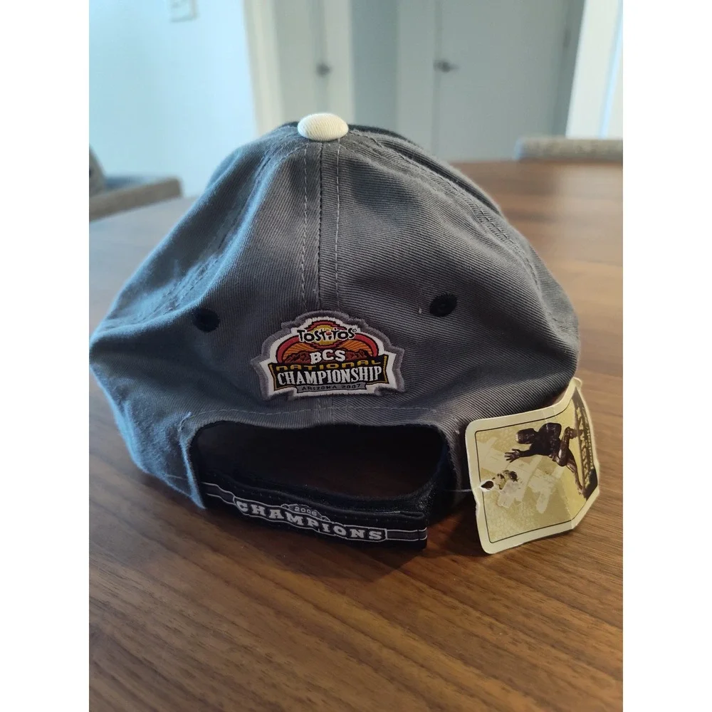 Florida Gators 2006 Football National Champions Hat BCS Arizona 2007 Black Grey